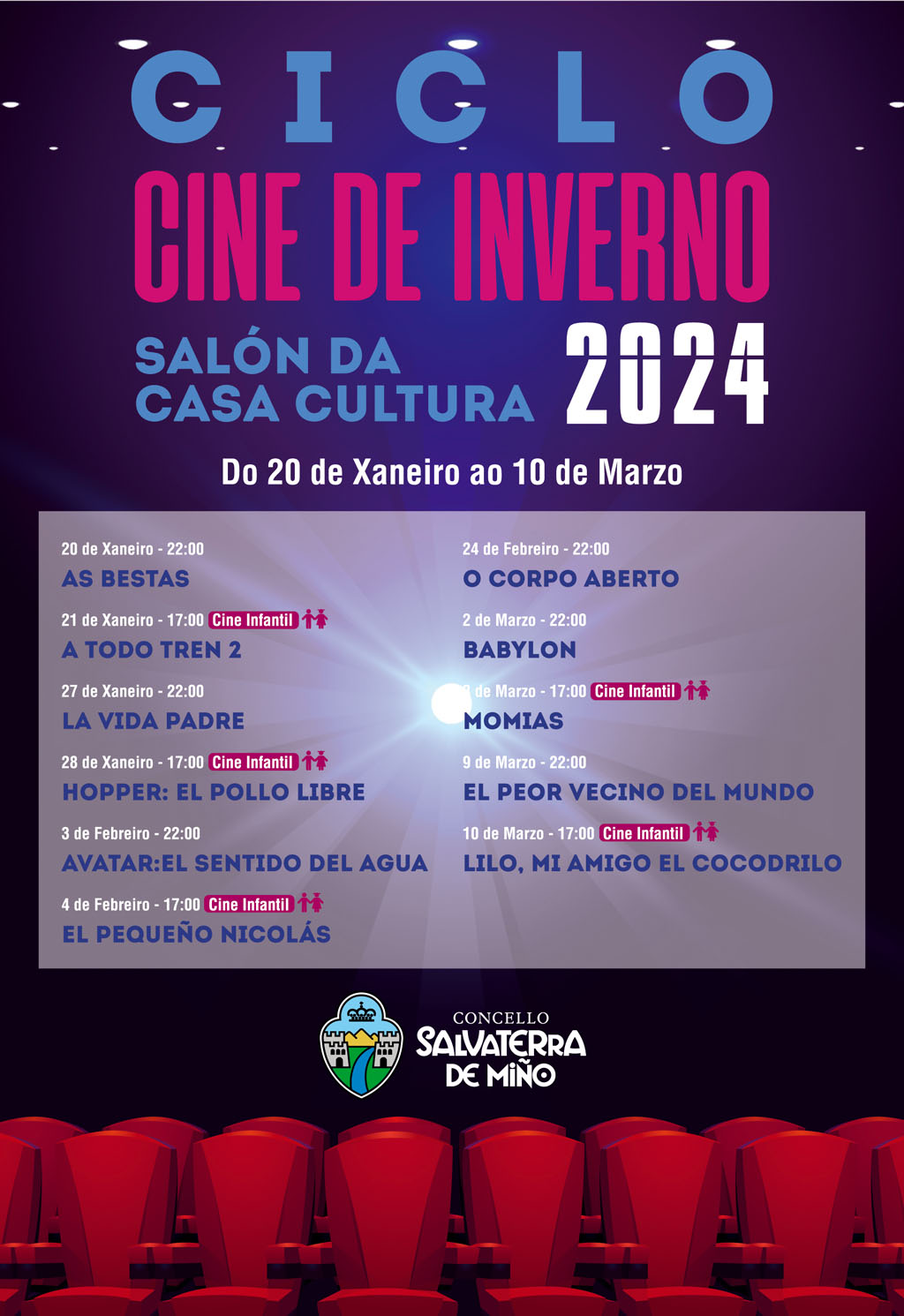 Cartel Ciclo Cine 2024